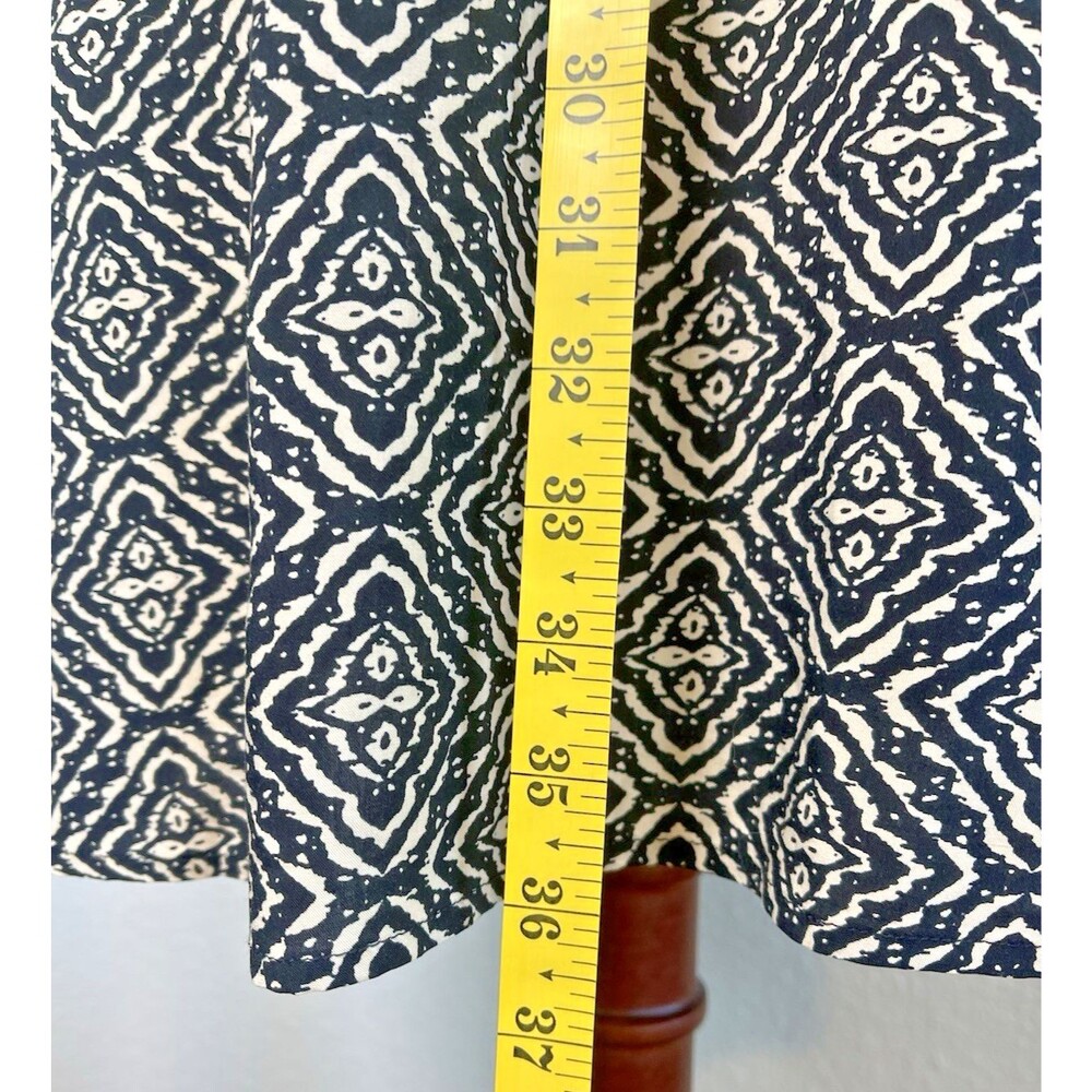 Papillon womens shift dress w/tie tassel embroidered Large cottage summer travel - Picture 7 of 8